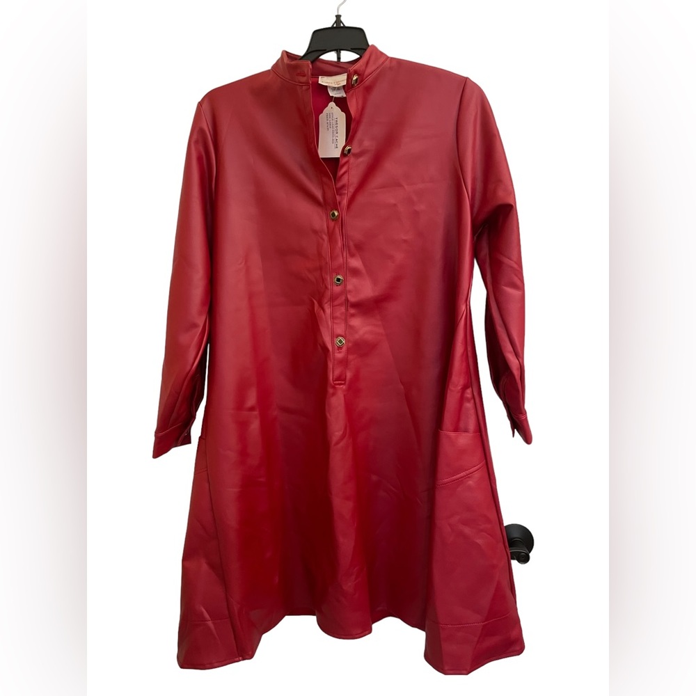 Karen-T Design LEAH DRESS-RED SIZE LARGE NWT